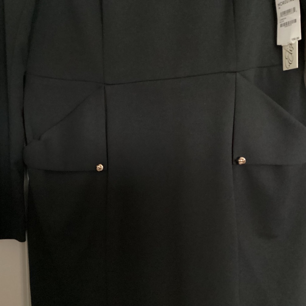 Eliza J Long Sleeve Pocketed Sheath Dress, size 16 - Picture 9 of 15